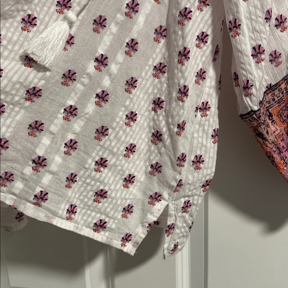 NWOT Cleobella Tawny Cotton Blouse in Mahal Print Size S - Picture 8 of 14